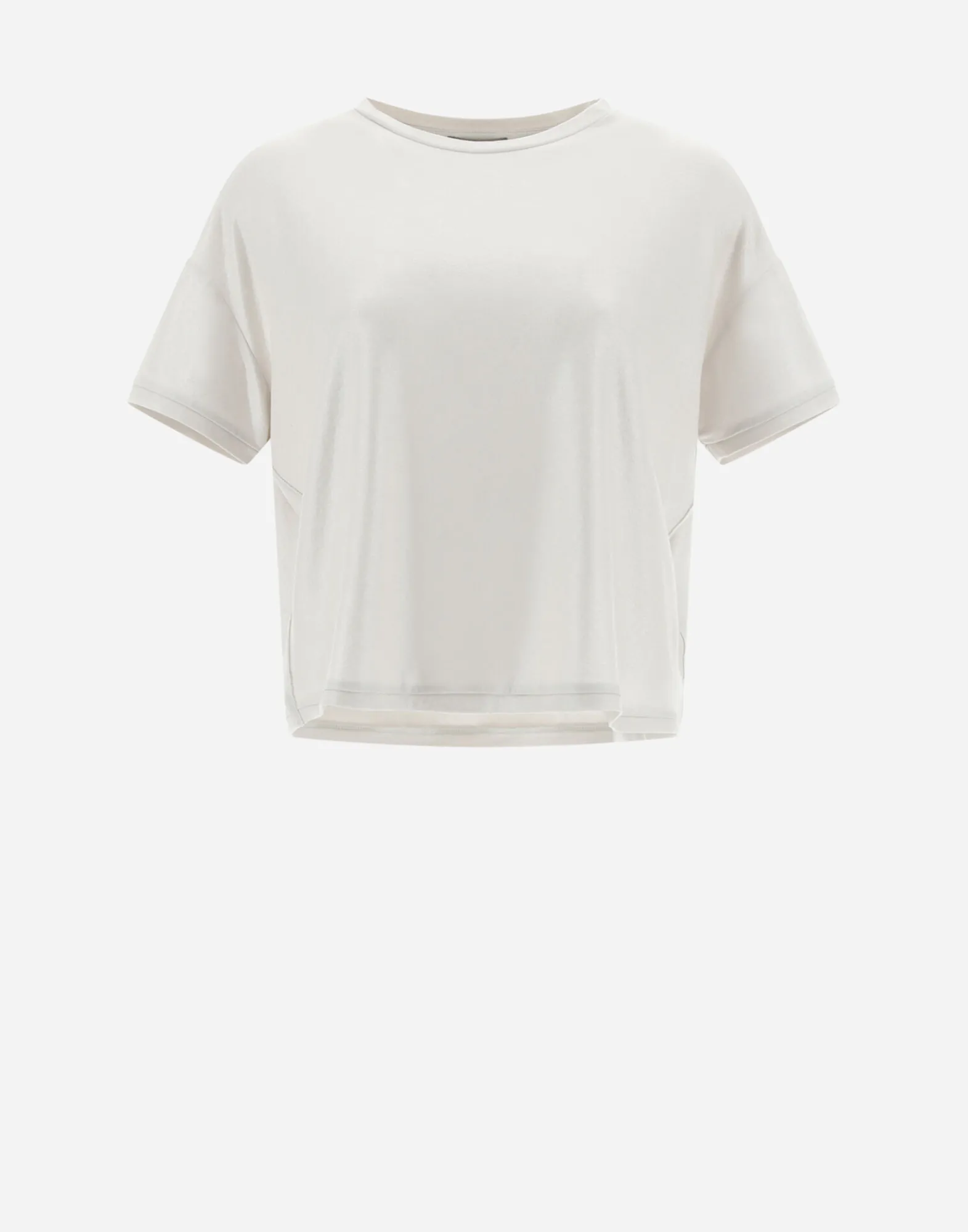 Herno T-Shirts-Resort T-Shirt Aus Coated Jersey