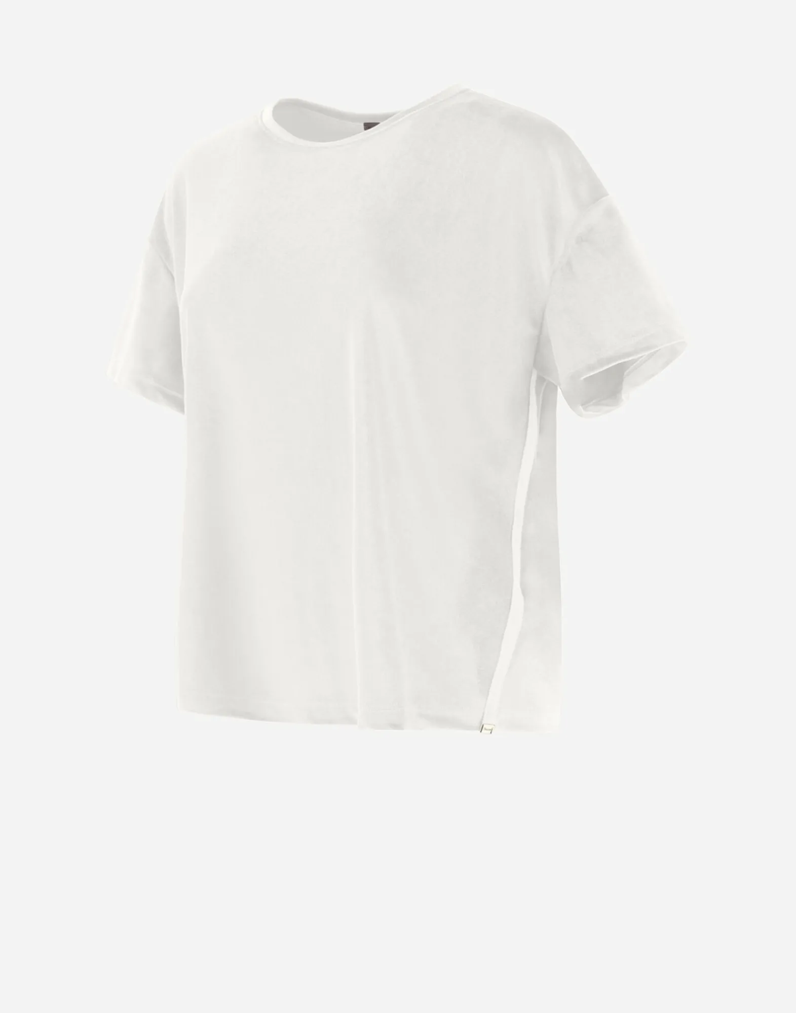 Herno T-Shirts-Resort T-Shirt Aus Glamour Chenille