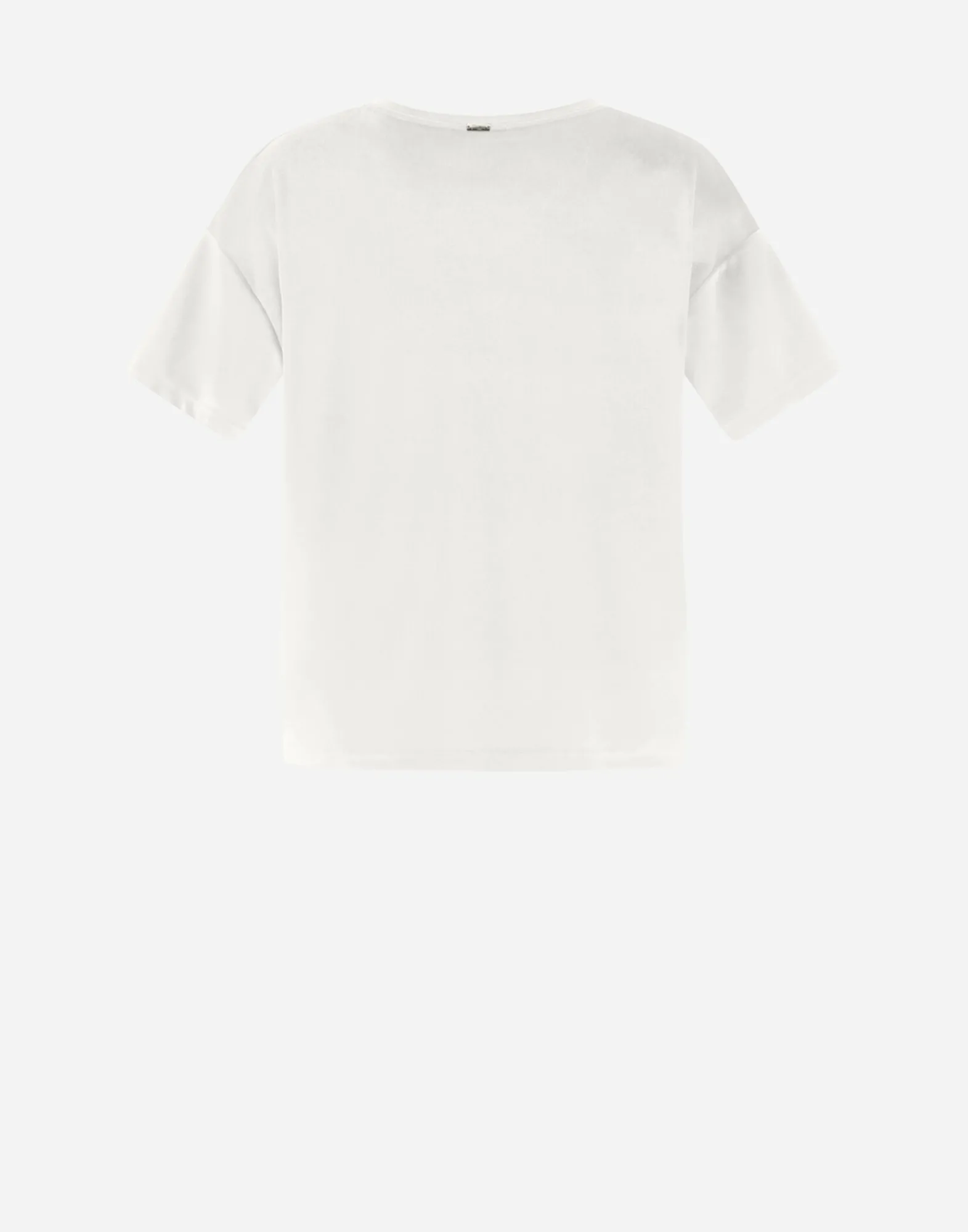 Herno T-Shirts-Resort T-Shirt Aus Glamour Chenille