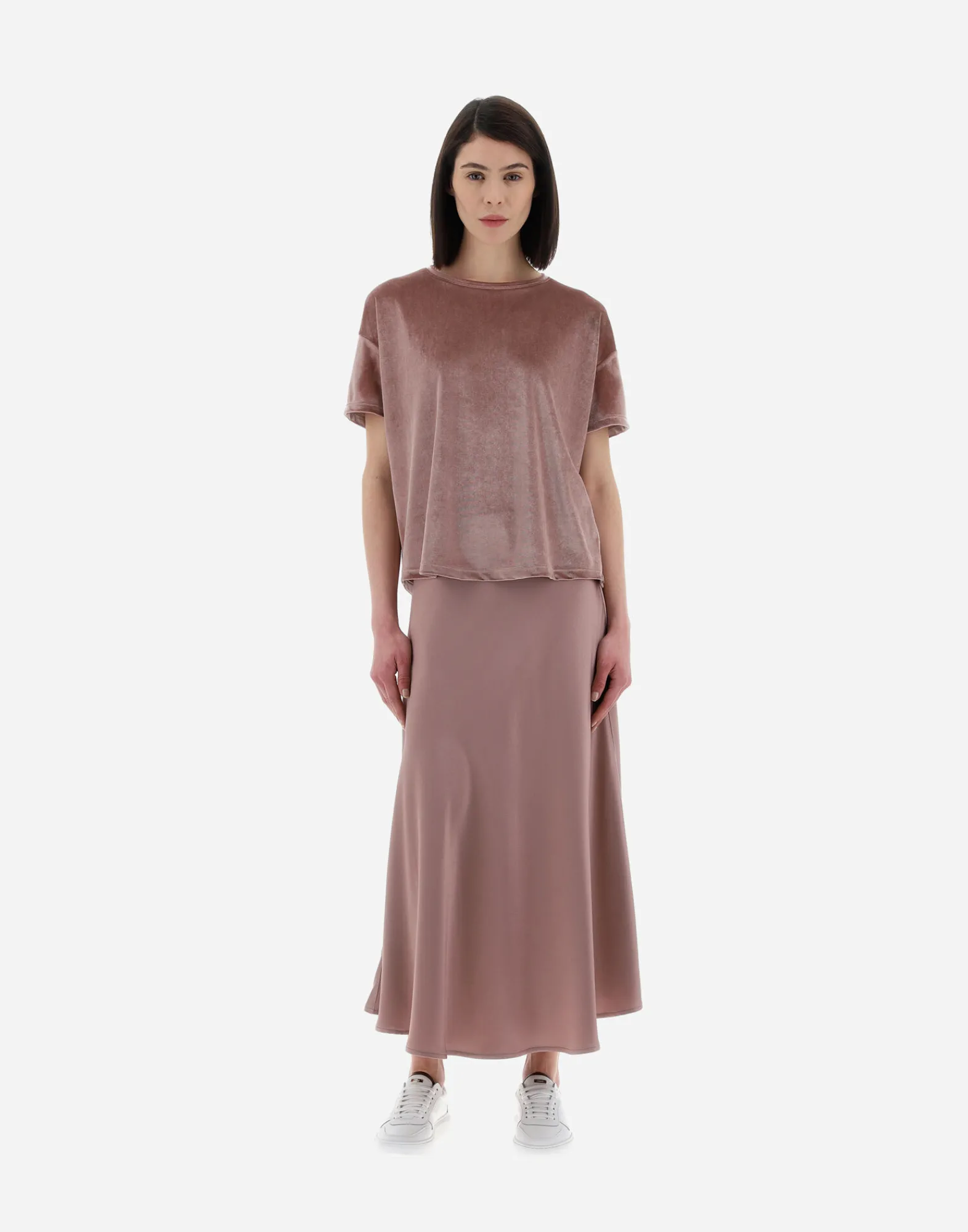 Herno T-Shirts-Resort T-Shirt Aus Glamour Chenille