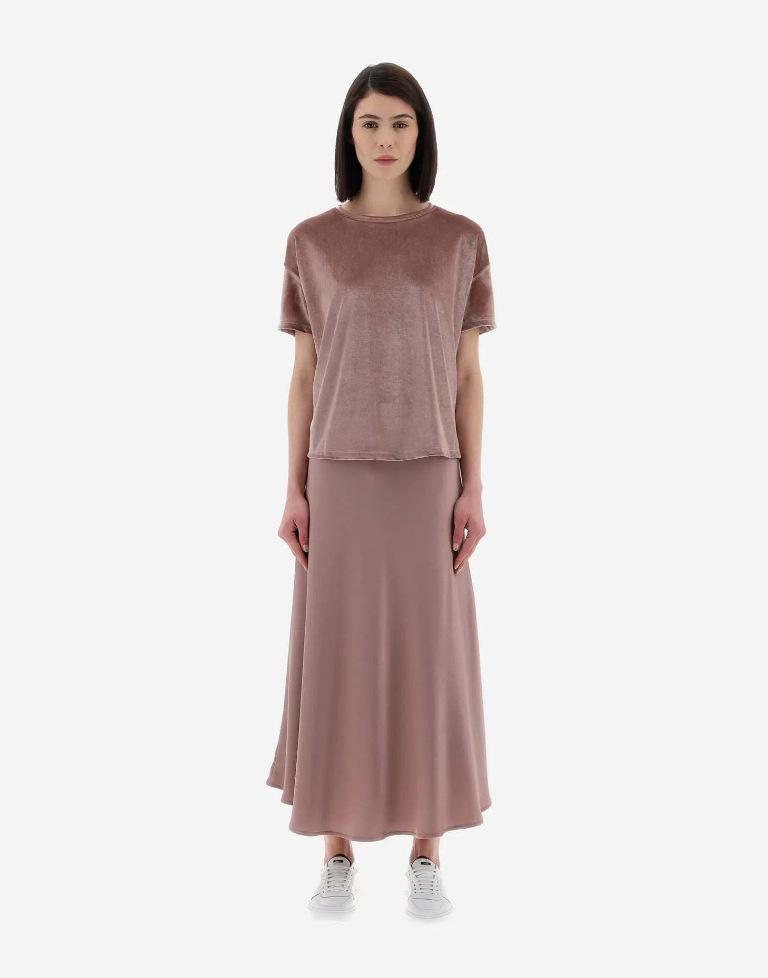 Herno T-Shirts-Resort T-Shirt Aus Glamour Chenille