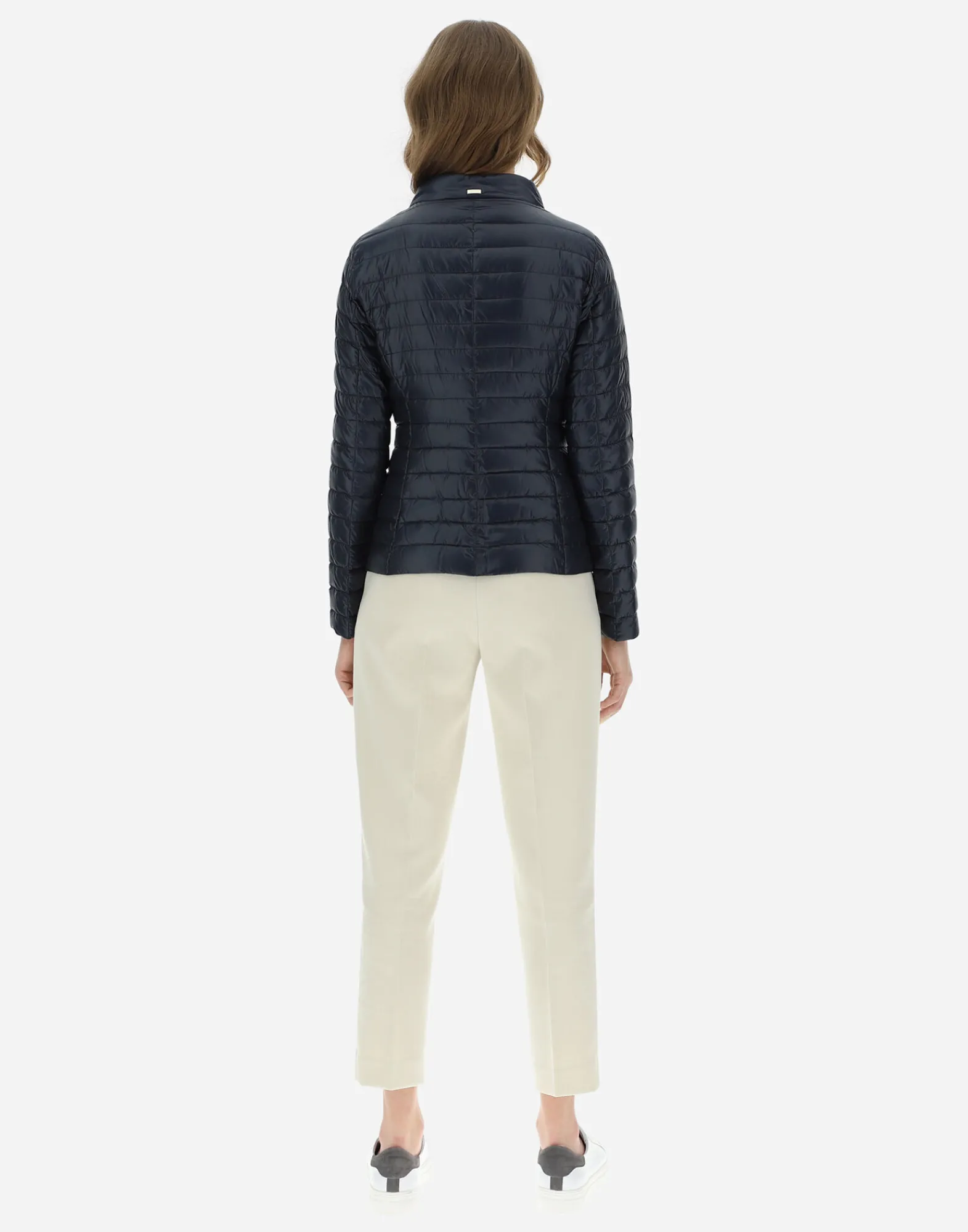 Herno Parka & Jacken-Schmal Geschnittene Jacke Aus Nylon Ultralight Mit Kragen