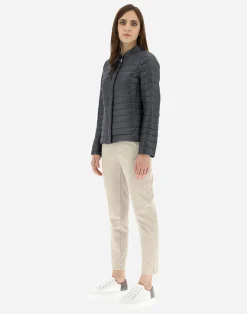 Herno Parka & Jacken-Schmal Geschnittene Jacke Aus Nylon Ultralight Mit Kragen