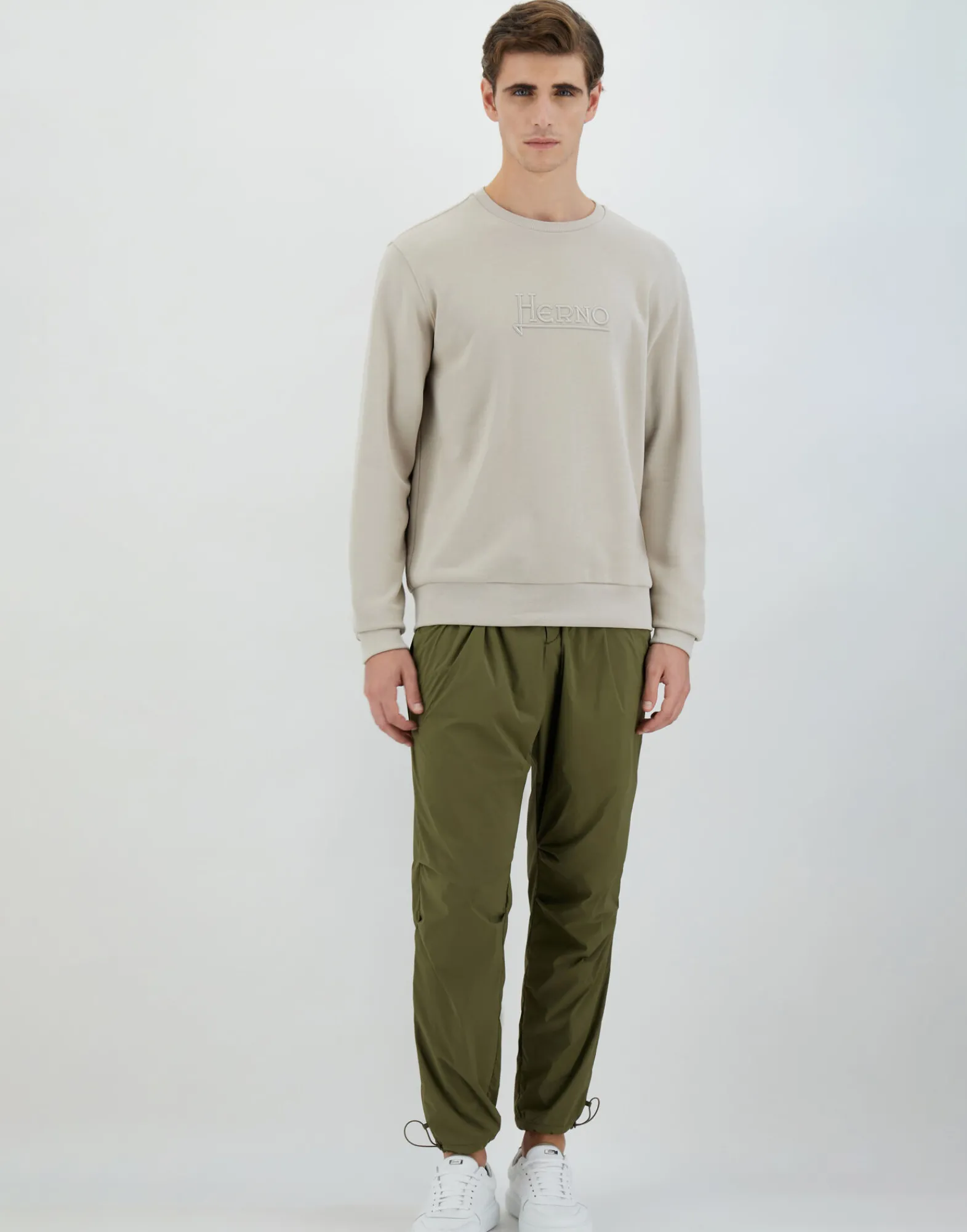 Herno Sweatshirts & Strickjacken-Sweatshirt Aus Cotton Sweater