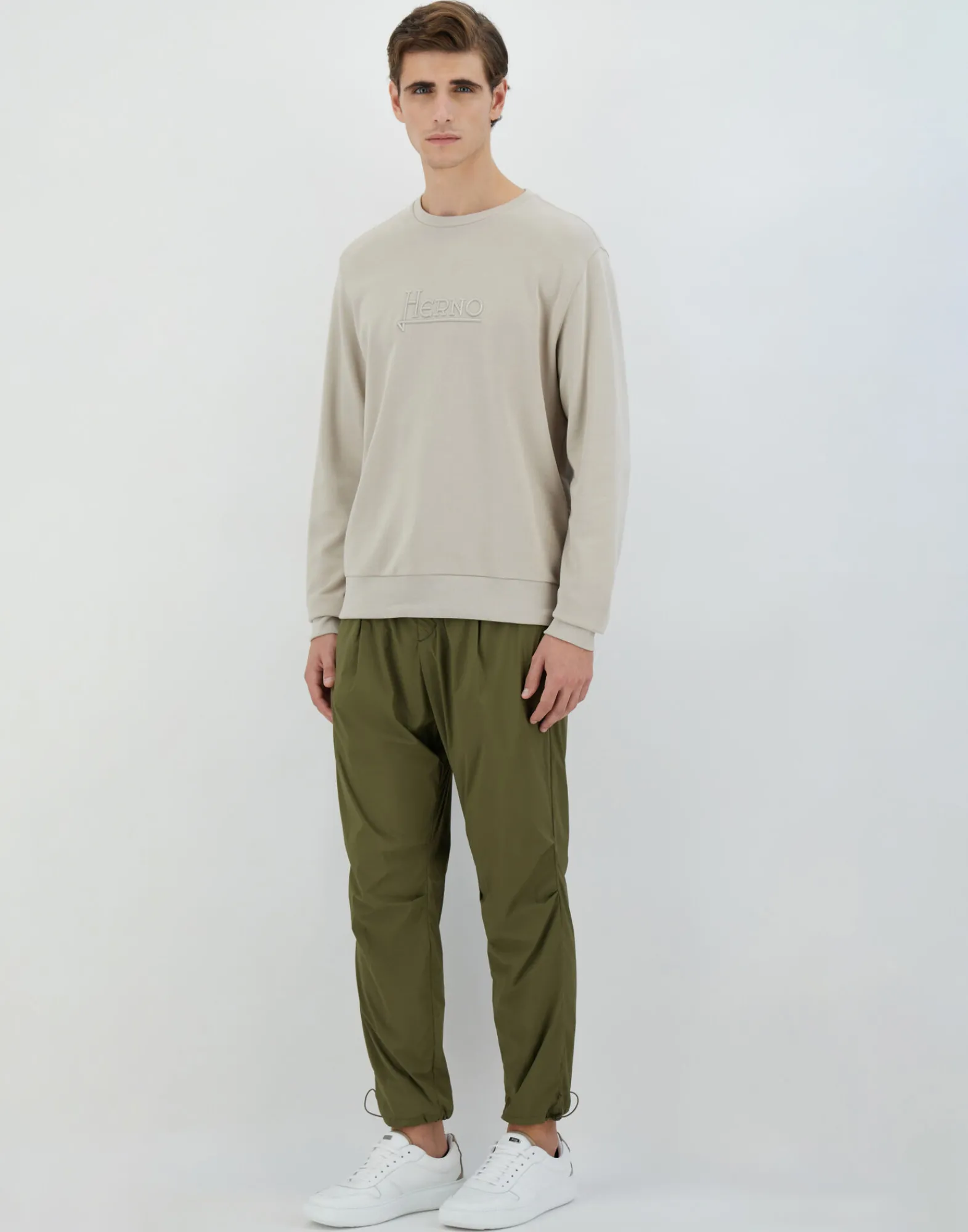 Herno Sweatshirts & Strickjacken-Sweatshirt Aus Cotton Sweater