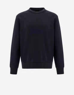 Herno Sweatshirts & Strickjacken-Sweatshirt Aus Cotton Sweater