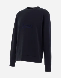 Herno Sweatshirts & Strickjacken-Sweatshirt Aus Cotton Sweater