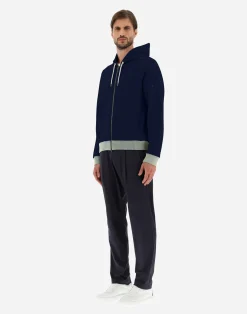Herno Bomber-Sweatshirt Aus Double Sweater