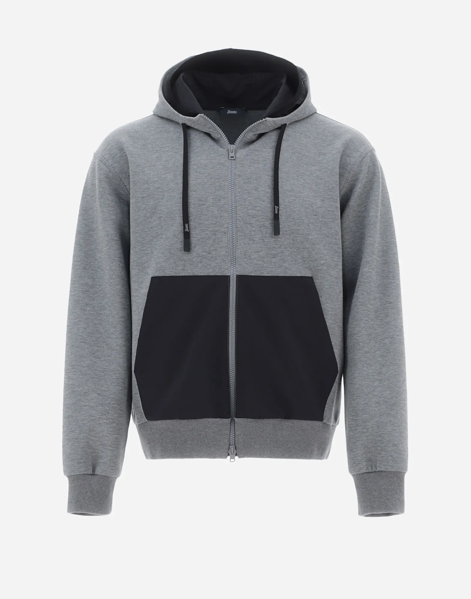 Herno Bomber-Sweatshirt Aus Soft Scuba & Plaster