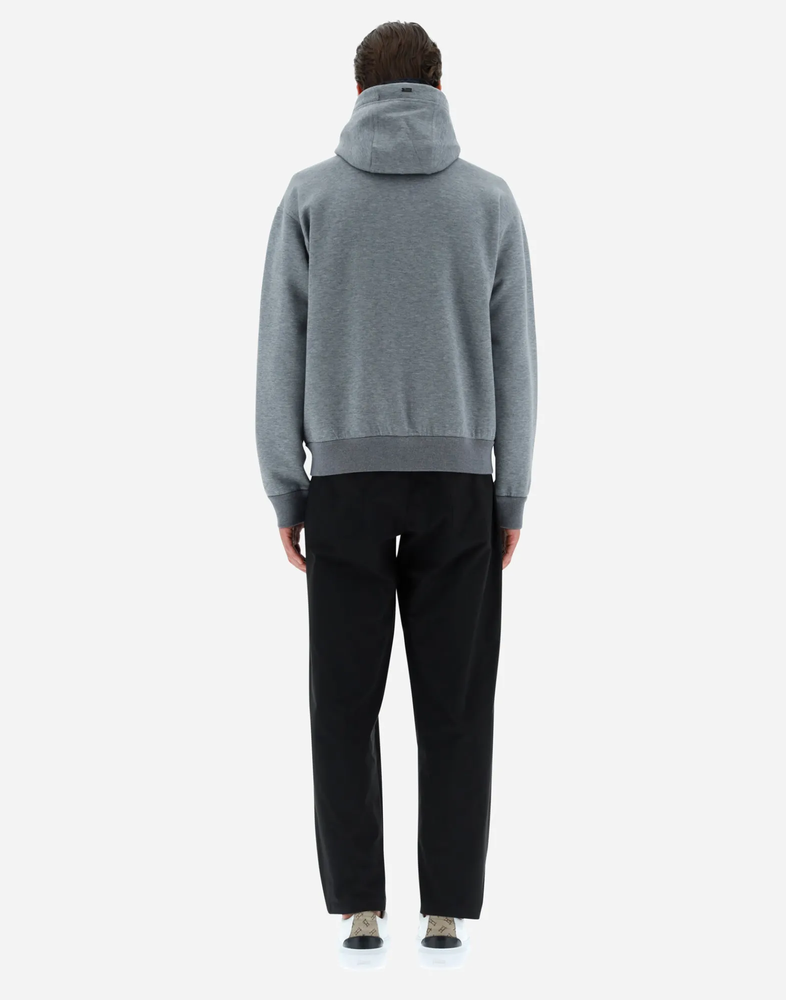 Herno Bomber-Sweatshirt Aus Soft Scuba & Plaster