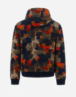 Herno Sweatshirts & Strickjacken-Sweatshirt Aus Spring Camo Sweater