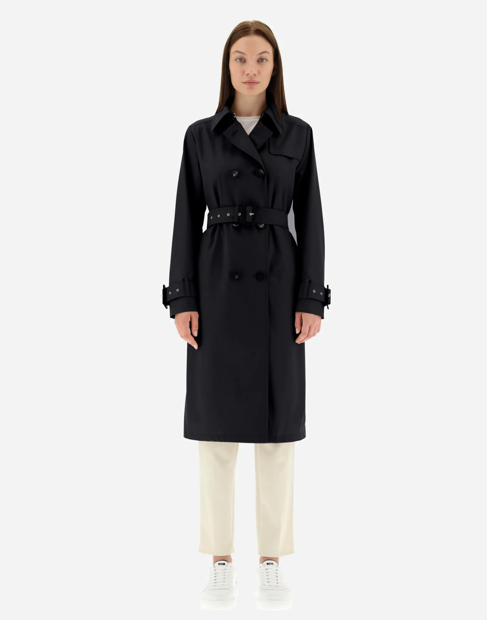 Herno Mäntel & Trenchcoats-Trenchcoat Aus Delon & Monogram