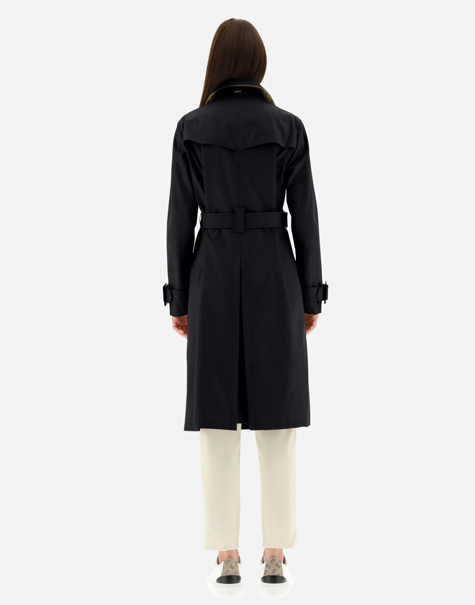 Herno Mäntel & Trenchcoats-Trenchcoat Aus Delon & Monogram