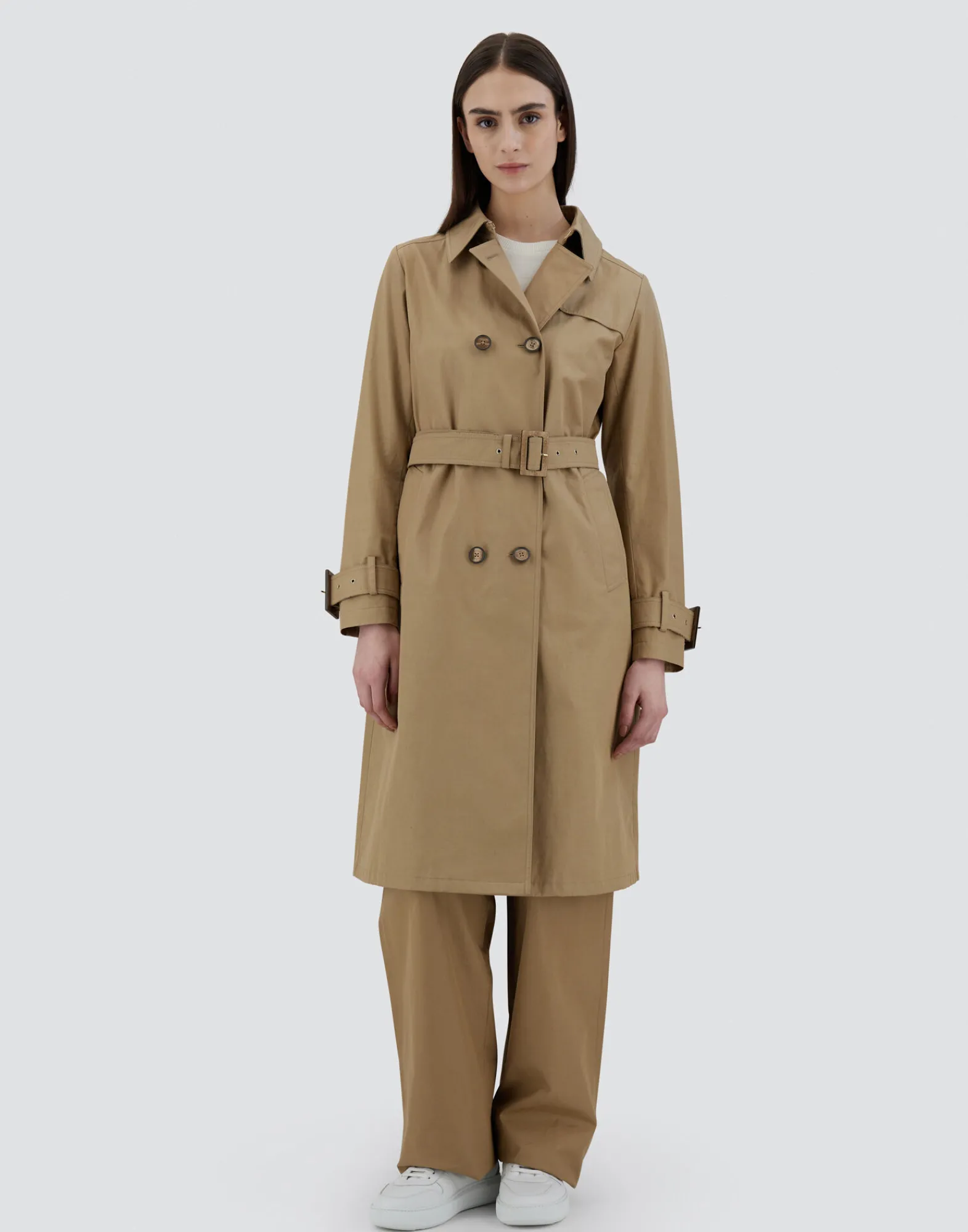 Herno Mäntel & Trenchcoats-Trenchcoat Aus Delon & Monogram