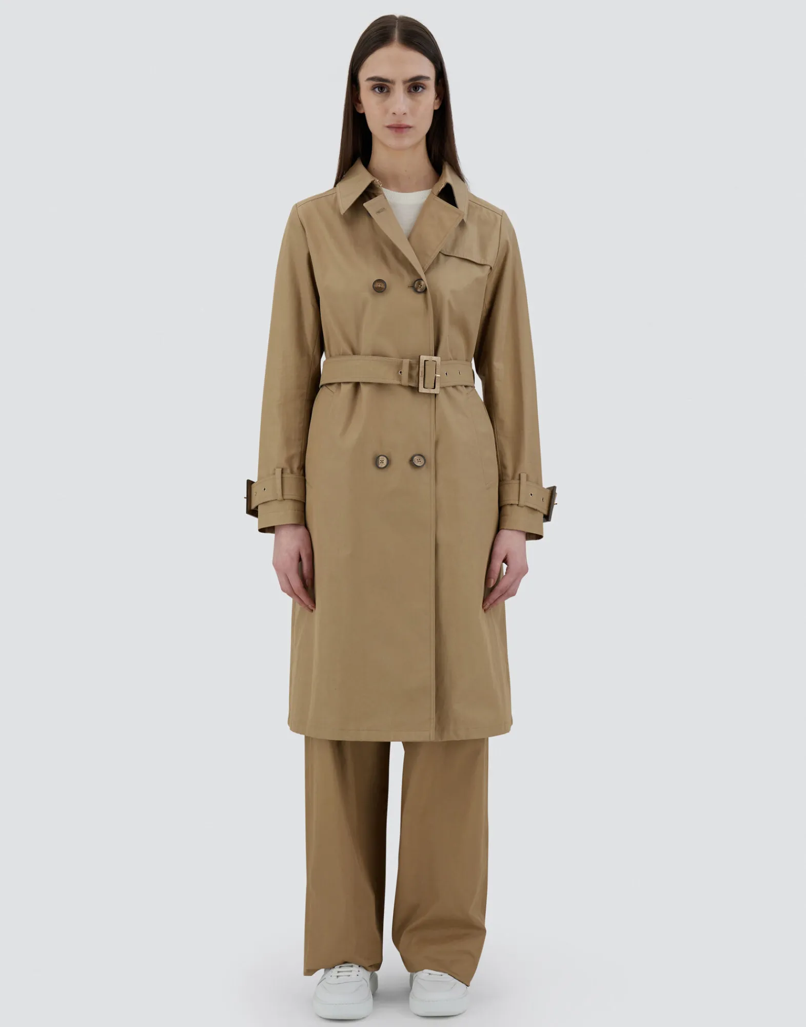 Herno Mäntel & Trenchcoats-Trenchcoat Aus Delon & Monogram