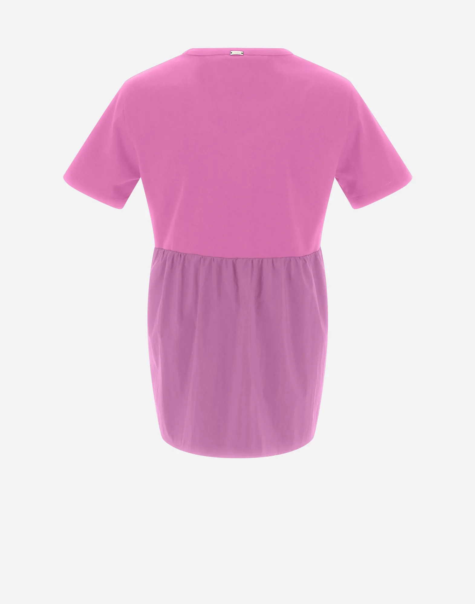 Herno T-Shirts-T-Shirt Aus Chic Cotton Jersey & New Techno Taft
