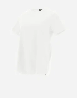 Herno T-Shirts-T-Shirt Aus Chic Cotton Jersey & New Techno Taft