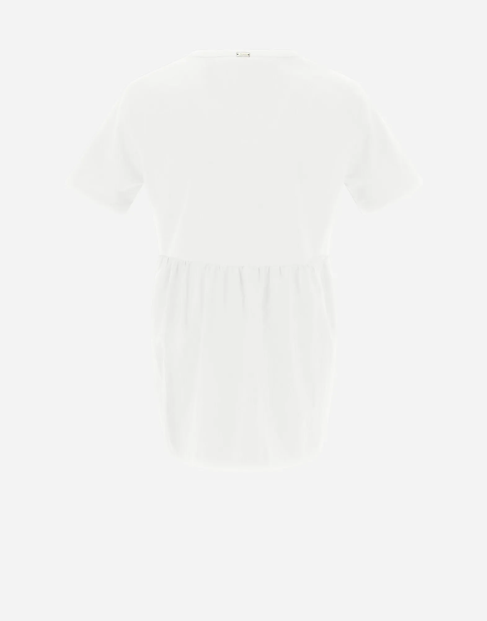 Herno T-Shirts-T-Shirt Aus Chic Cotton Jersey & New Techno Taft