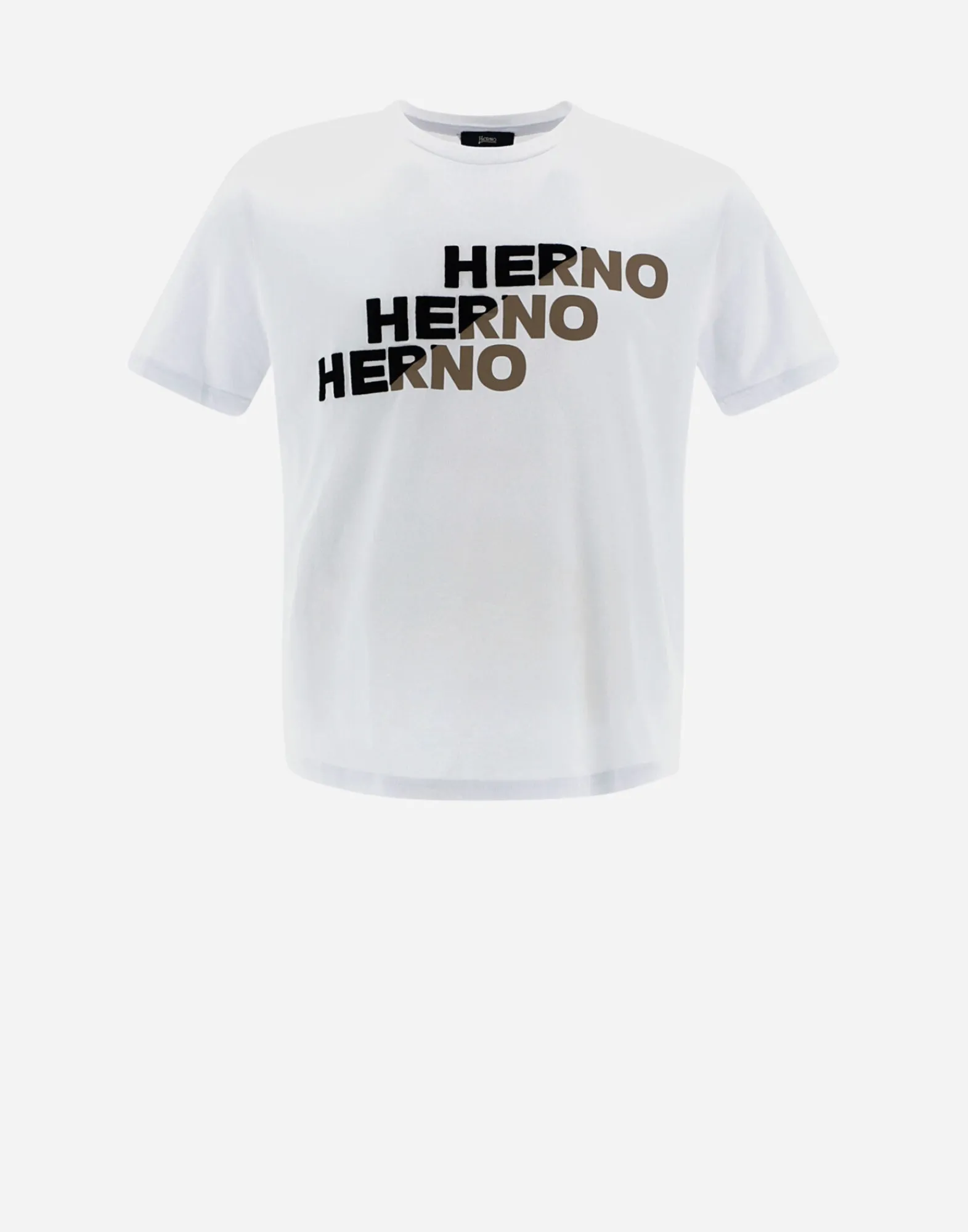 Herno T-Shirt & Polo-Shirts-T-Shirt Aus Compact Jersey