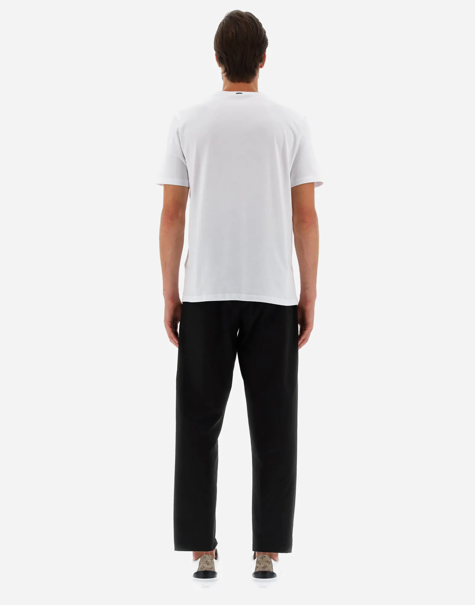 Herno T-Shirt & Polo-Shirts-T-Shirt Aus Compact Jersey