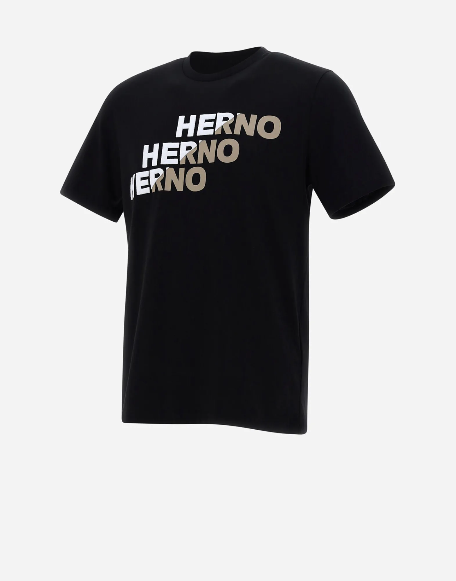 Herno T-Shirt & Polo-Shirts-T-Shirt Aus Compact Jersey