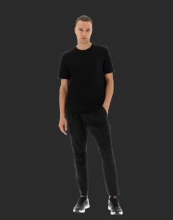 Herno T-Shirt & Polo-Shirts-T-Shirt Aus Compact Jersey Und Light Mesh