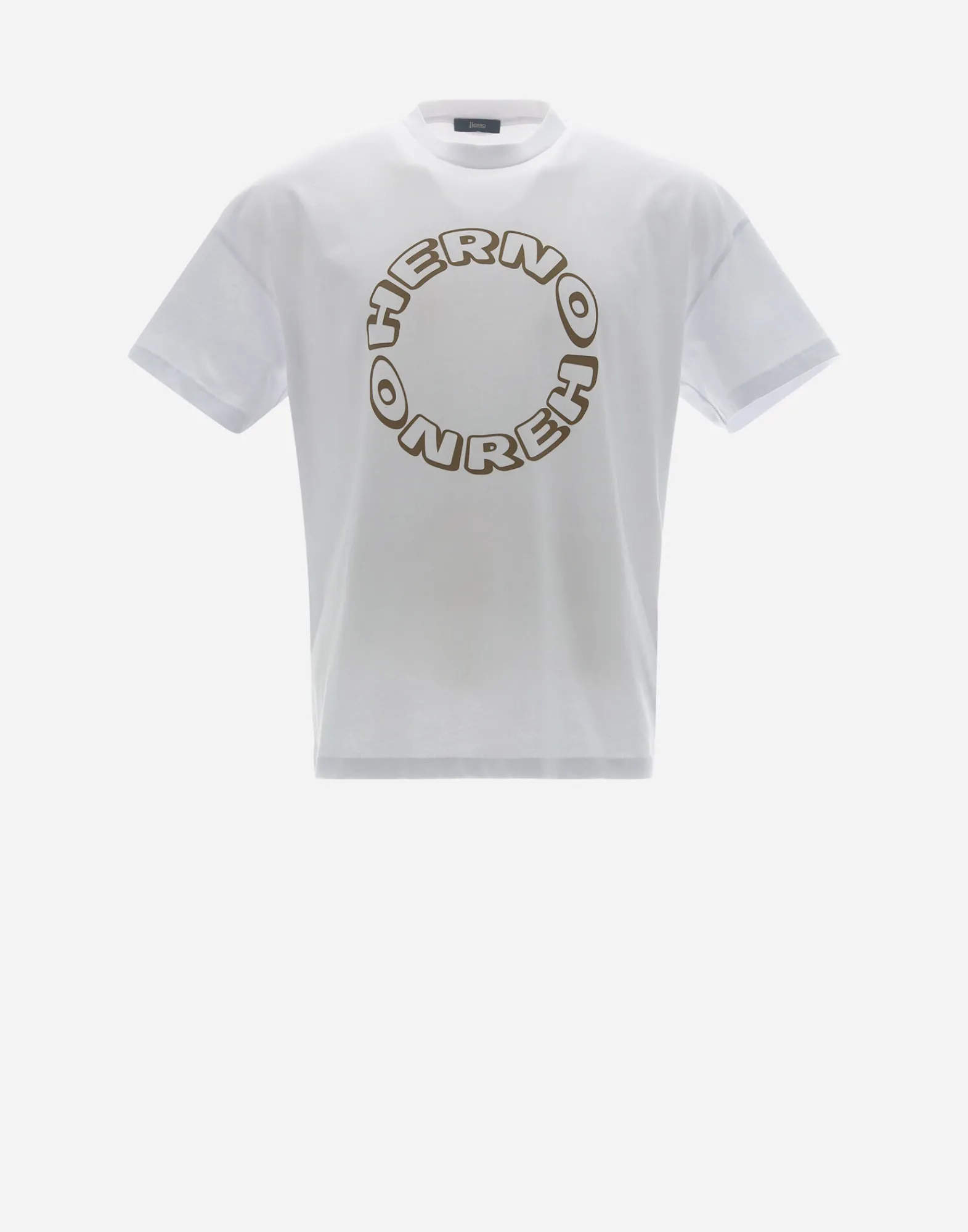 Herno T-Shirt & Polo-Shirts-T-Shirt Aus Compact Jersey