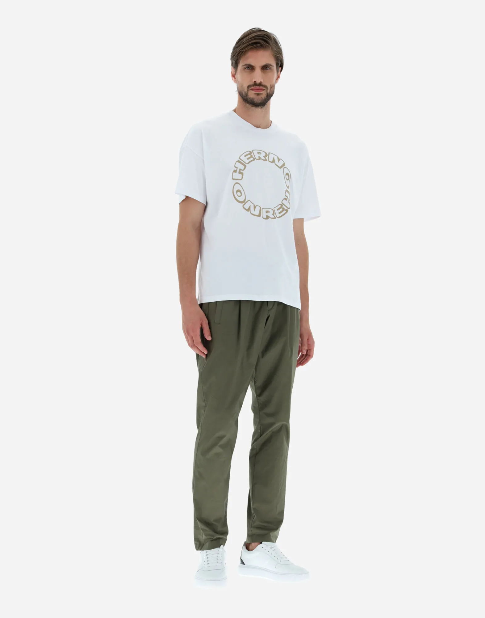 Herno T-Shirt & Polo-Shirts-T-Shirt Aus Compact Jersey