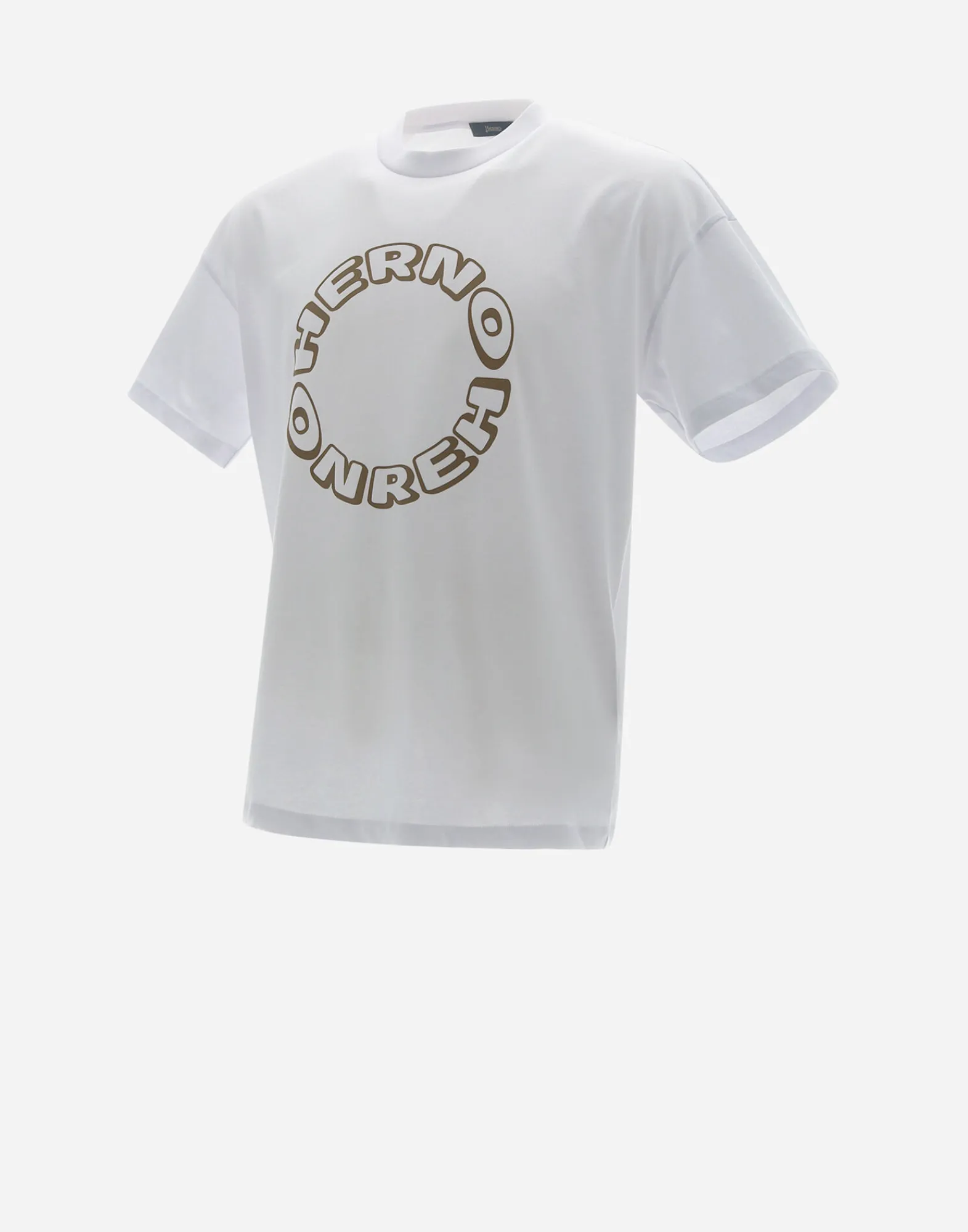Herno T-Shirt & Polo-Shirts-T-Shirt Aus Compact Jersey