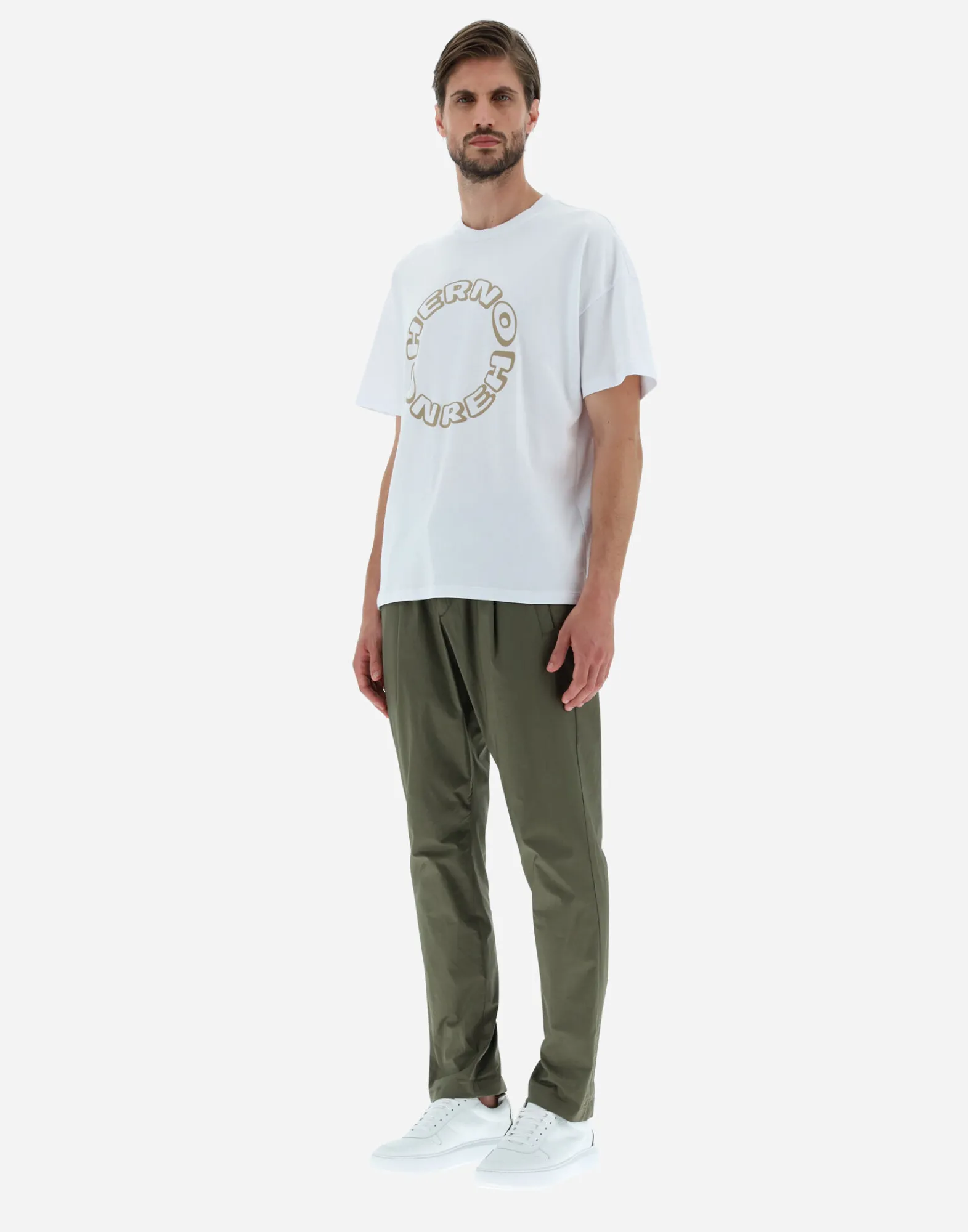 Herno T-Shirt & Polo-Shirts-T-Shirt Aus Compact Jersey