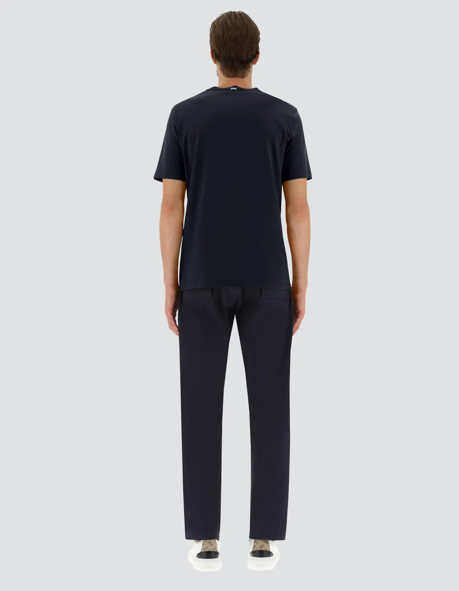 Herno T-Shirt & Polo-Shirts-T-Shirt Aus Crepe-Jersey
