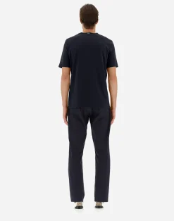 Herno T-Shirt & Polo-Shirts-T-Shirt Aus Crepe-Jersey