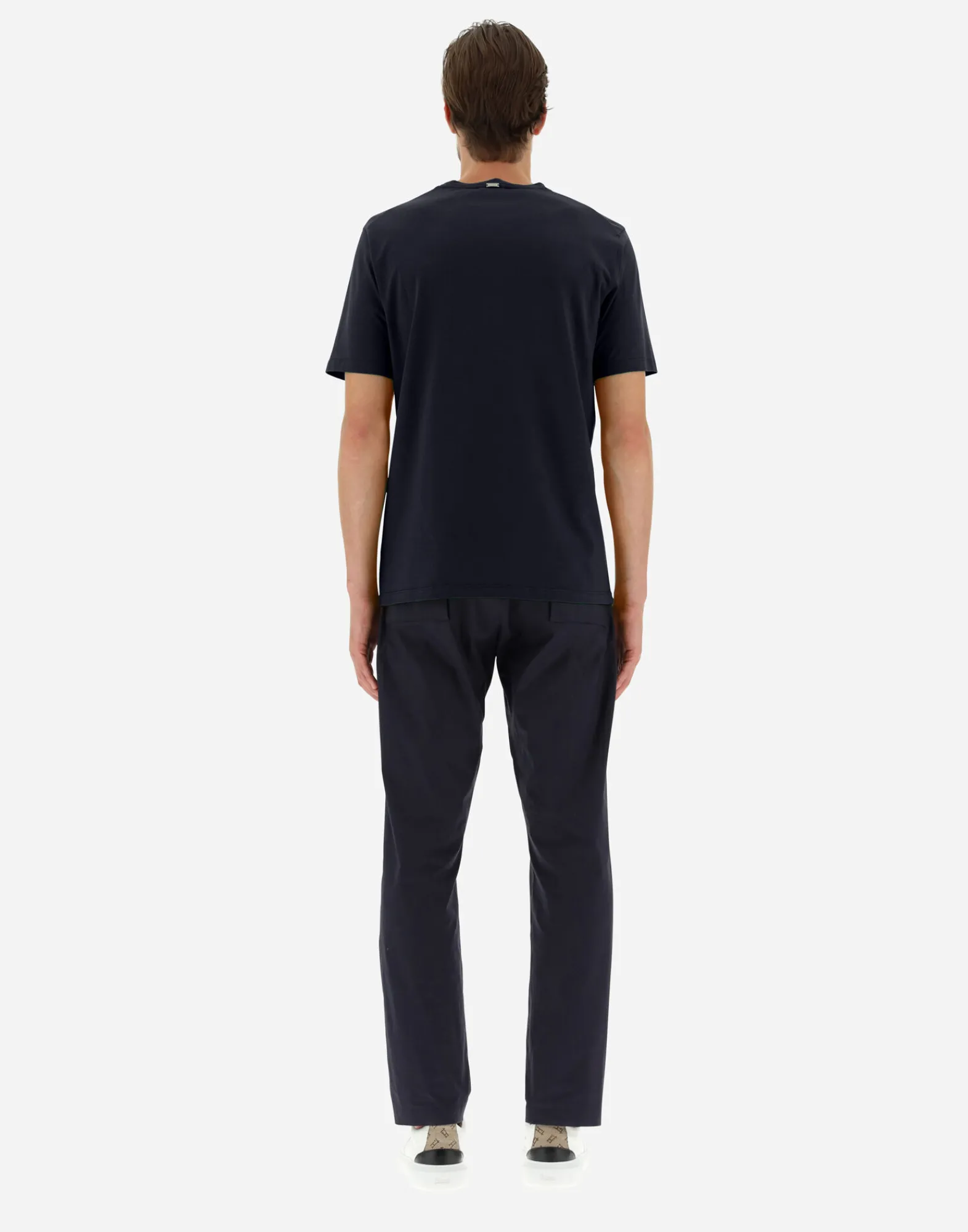 Herno T-Shirt & Polo-Shirts-T-Shirt Aus Crepe-Jersey
