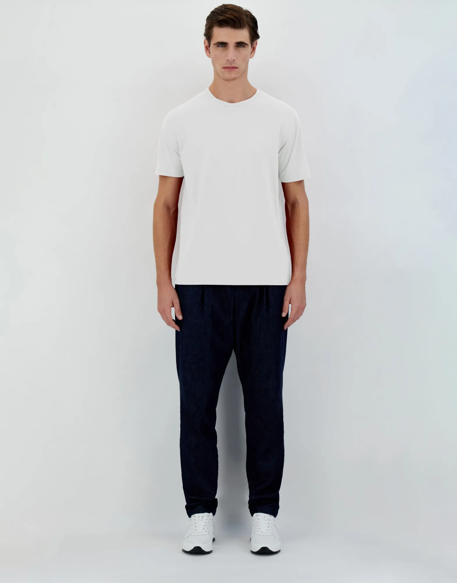 Herno T-Shirt & Polo-Shirts-T-Shirt Aus Crepe-Jersey