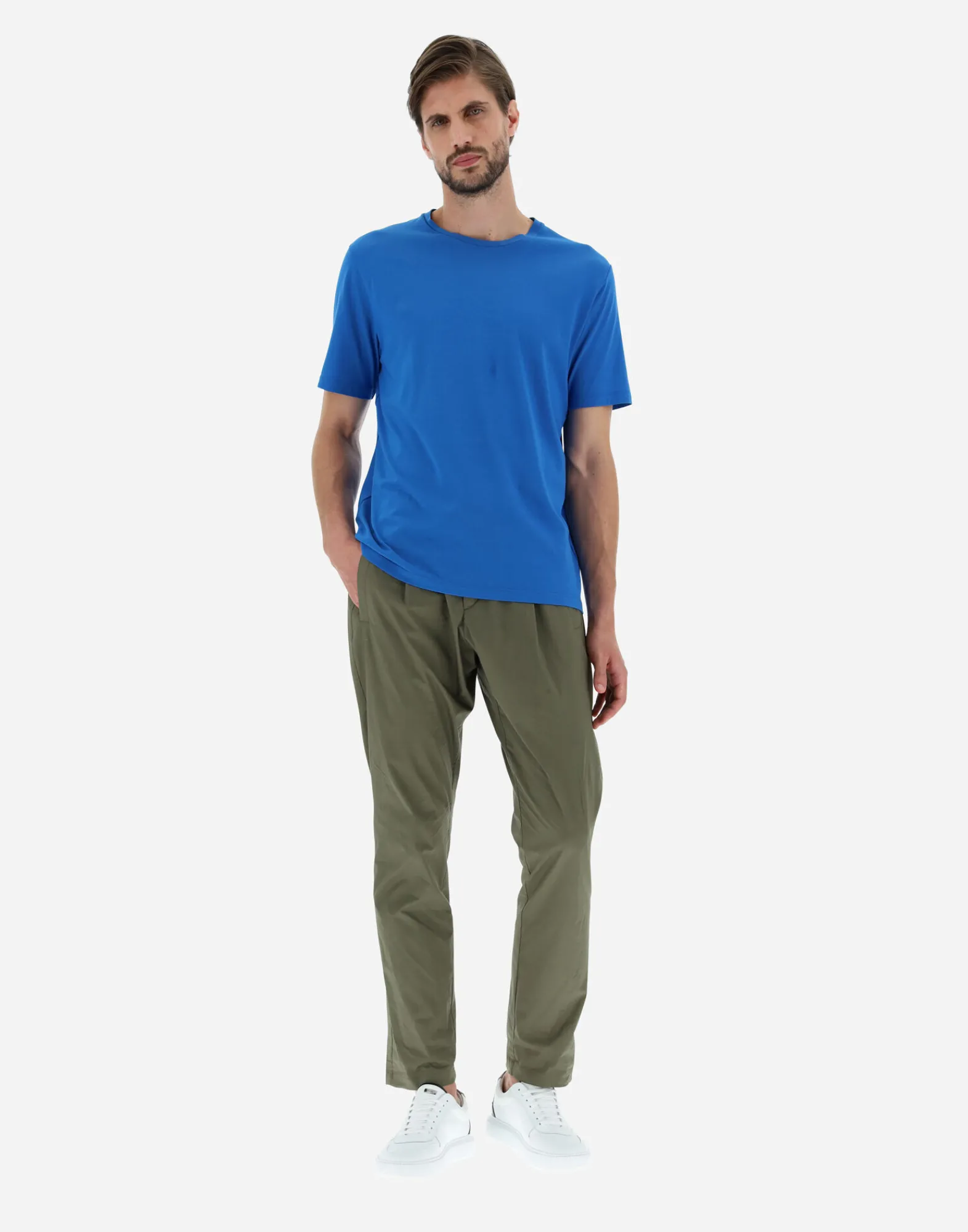 Herno T-Shirt & Polo-Shirts-T-Shirt Aus Crepe-Jersey