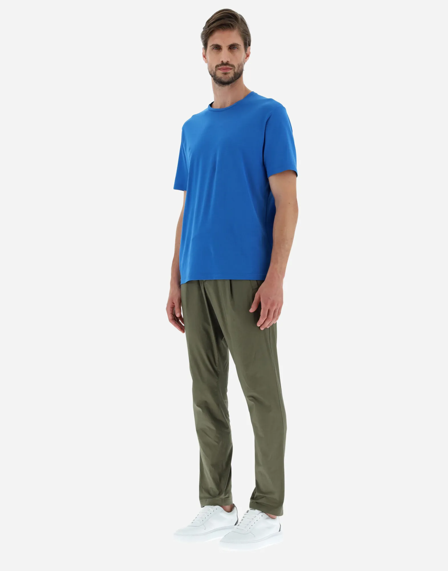 Herno T-Shirt & Polo-Shirts-T-Shirt Aus Crepe-Jersey