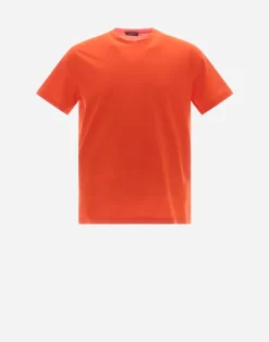 Herno T-Shirt & Polo-Shirts-T-Shirt Aus Crepe-Jersey