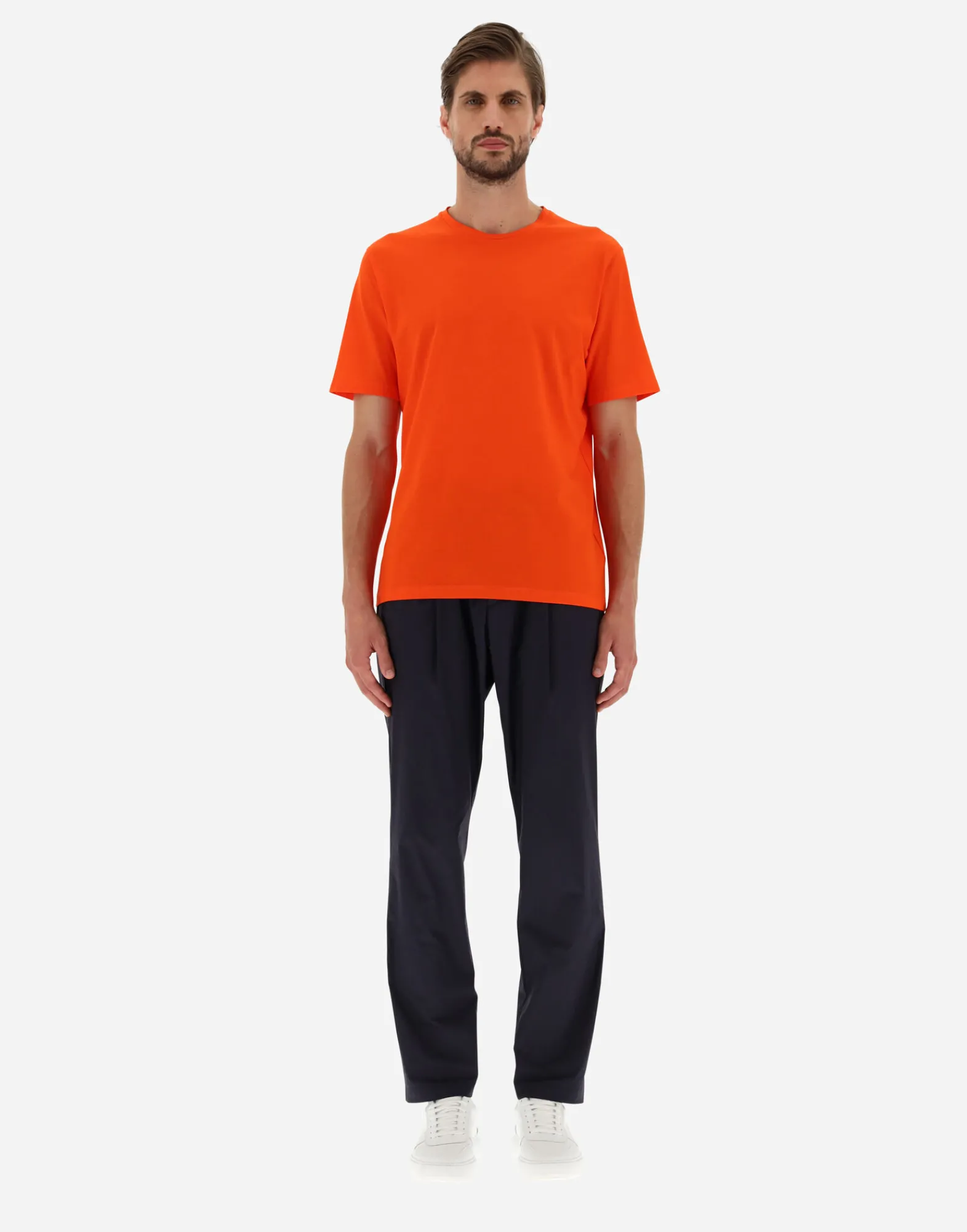 Herno T-Shirt & Polo-Shirts-T-Shirt Aus Crepe-Jersey