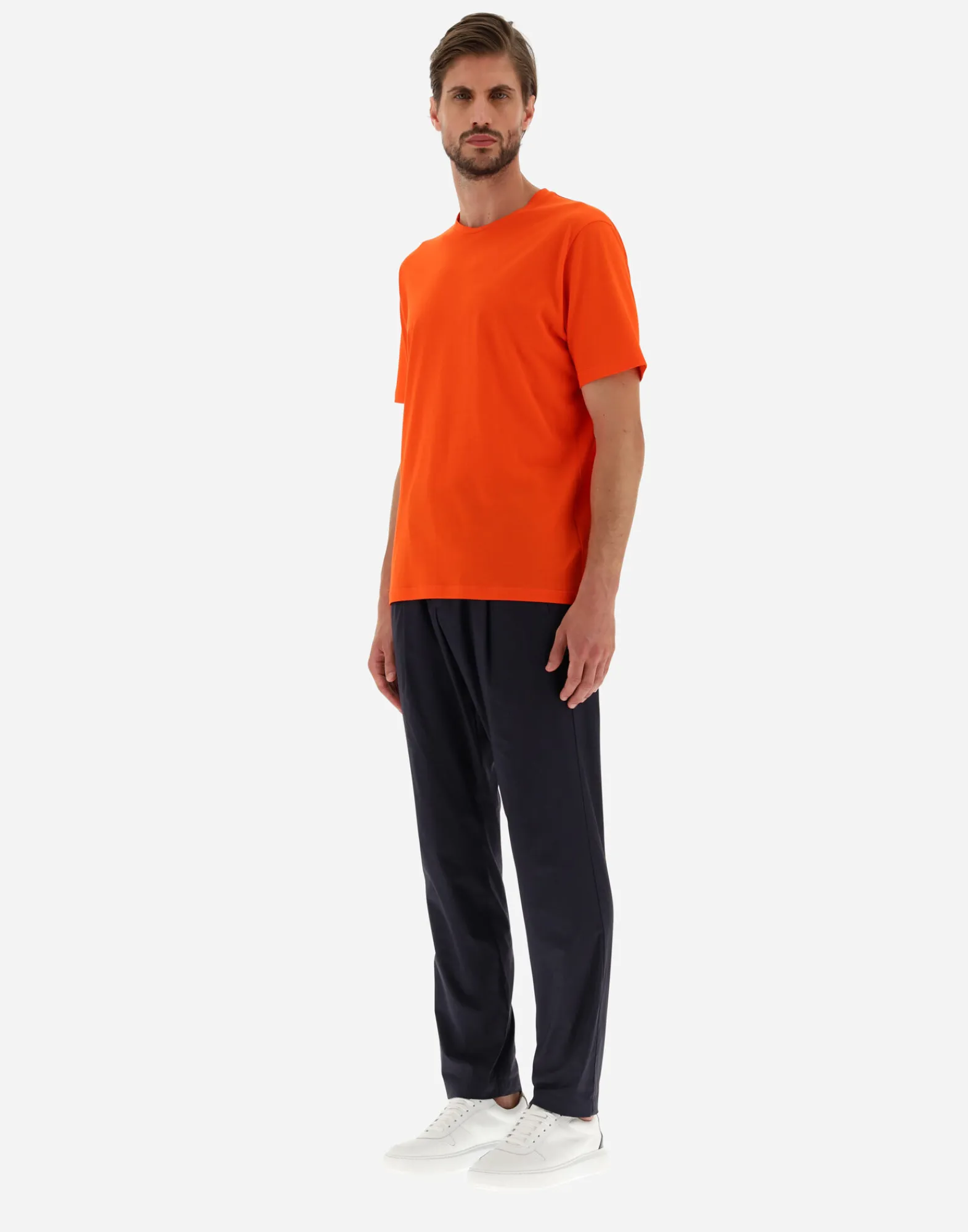 Herno T-Shirt & Polo-Shirts-T-Shirt Aus Crepe-Jersey