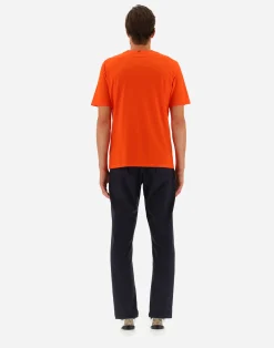 Herno T-Shirt & Polo-Shirts-T-Shirt Aus Crepe-Jersey