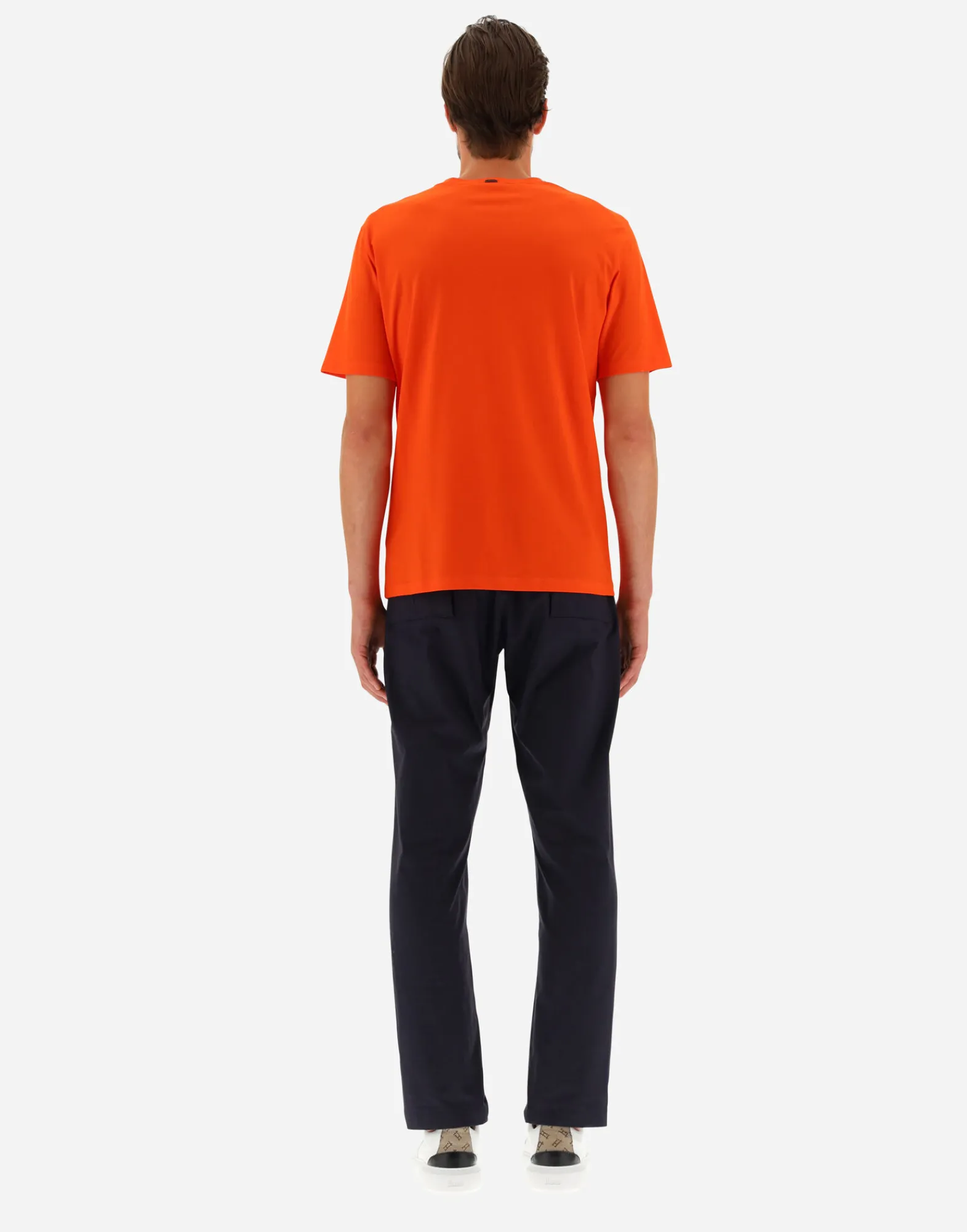 Herno T-Shirt & Polo-Shirts-T-Shirt Aus Crepe-Jersey