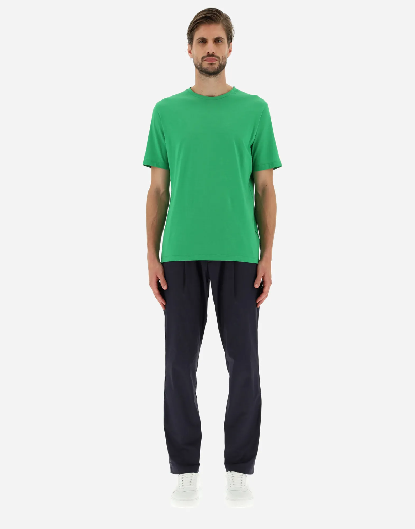Herno T-Shirt & Polo-Shirts-T-Shirt Aus Crepe-Jersey
