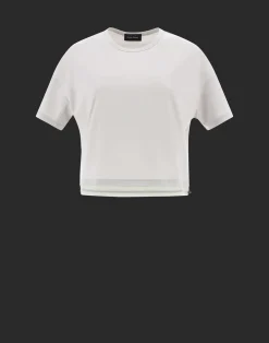 Herno T-Shirts-T-Shirt Aus Dynamic Interlock Und Light Opalescent