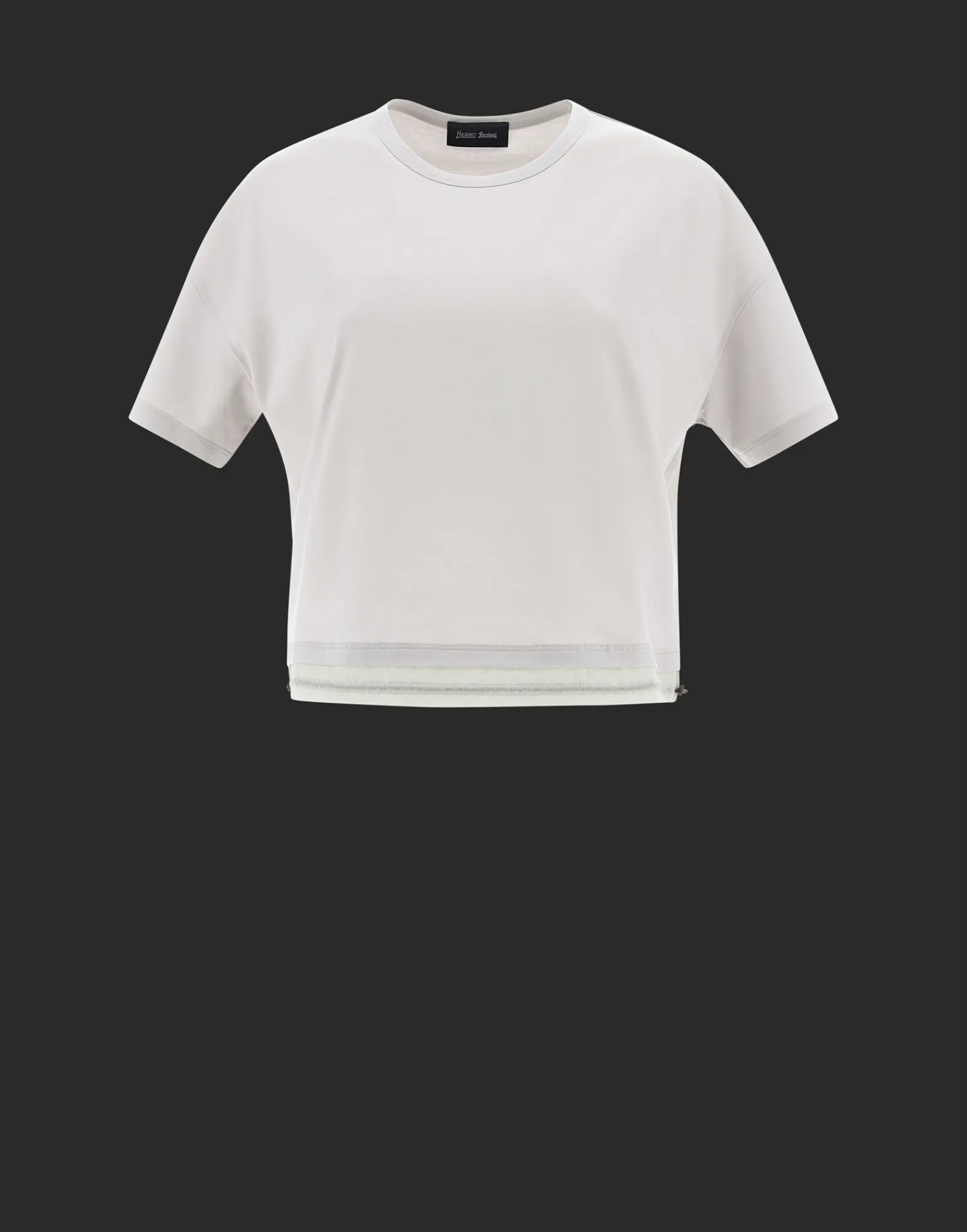 Herno T-Shirts-T-Shirt Aus Dynamic Interlock Und Light Opalescent