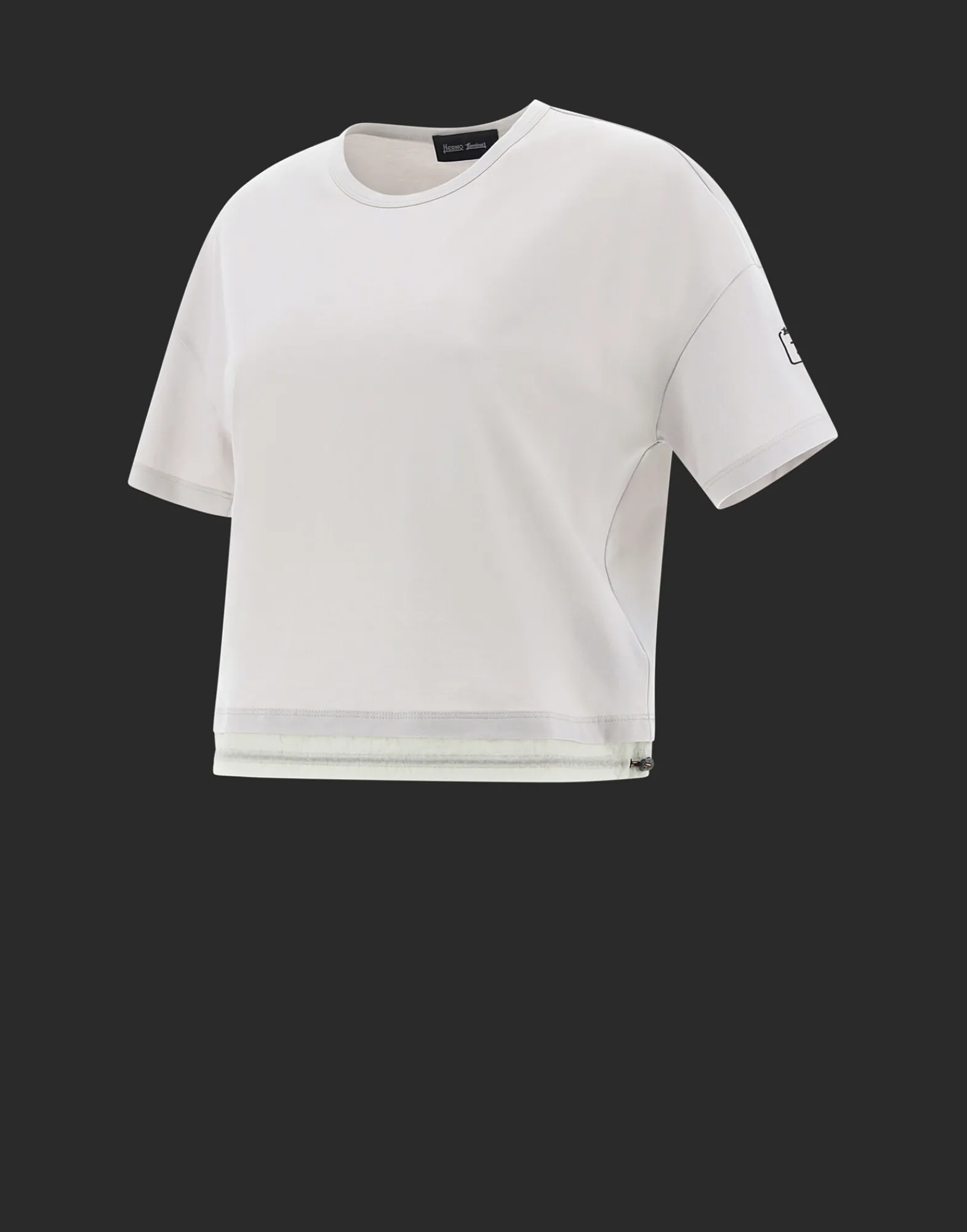 Herno T-Shirts-T-Shirt Aus Dynamic Interlock Und Light Opalescent