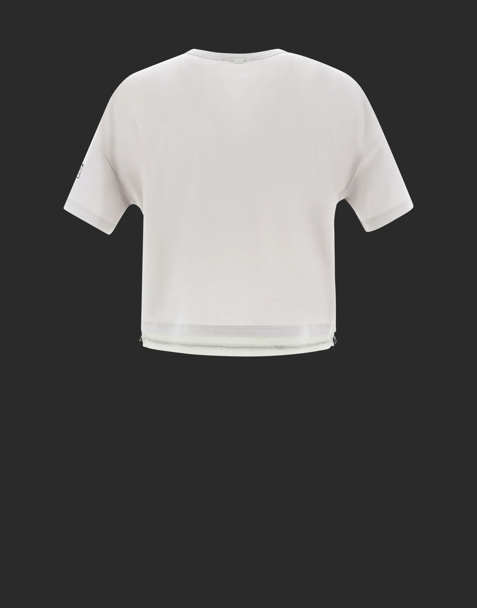 Herno T-Shirts-T-Shirt Aus Dynamic Interlock Und Light Opalescent