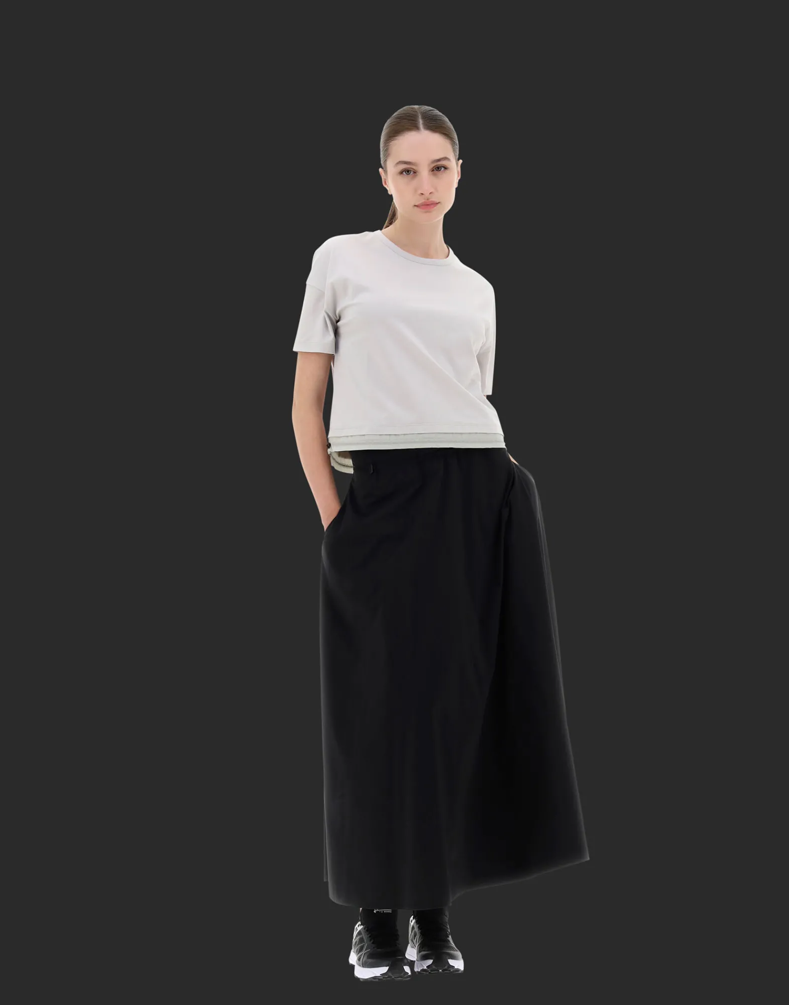Herno T-Shirts-T-Shirt Aus Dynamic Interlock Und Light Opalescent