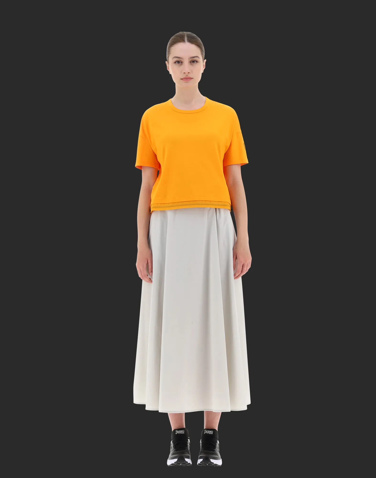 Herno T-Shirts-T-Shirt Aus Dynamic Interlock Und Light Opalescent