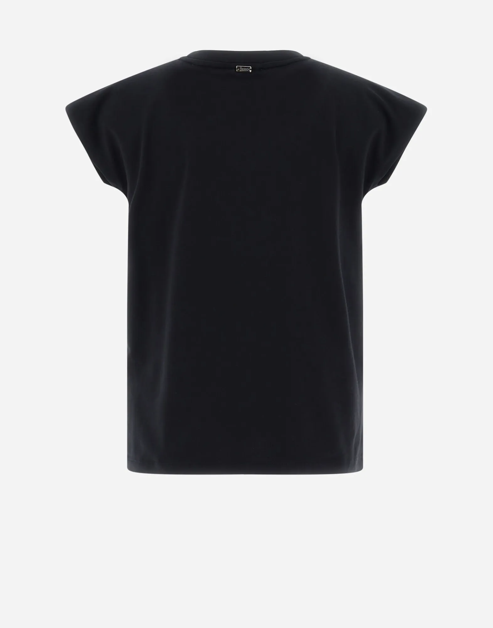 Herno T-Shirts-T-Shirt Aus Interlock-Jersey Mit Strass