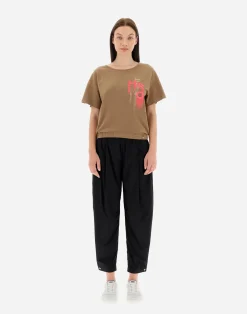 Herno T-Shirts-T-Shirt Aus Interlock-Jersey Mit Stickerei